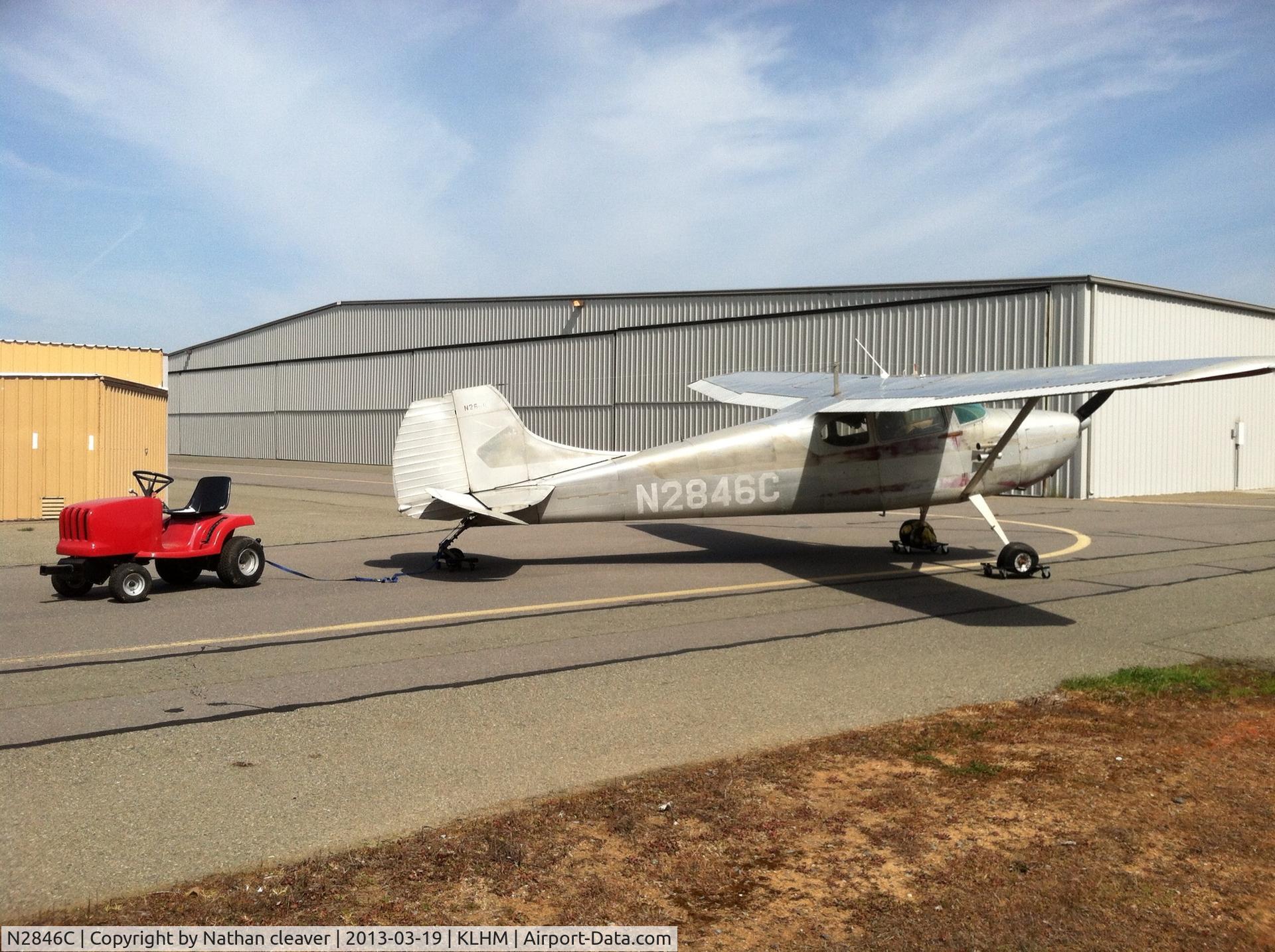 N2846C, 1954 Cessna 170B C/N 26389, On its way for a make over