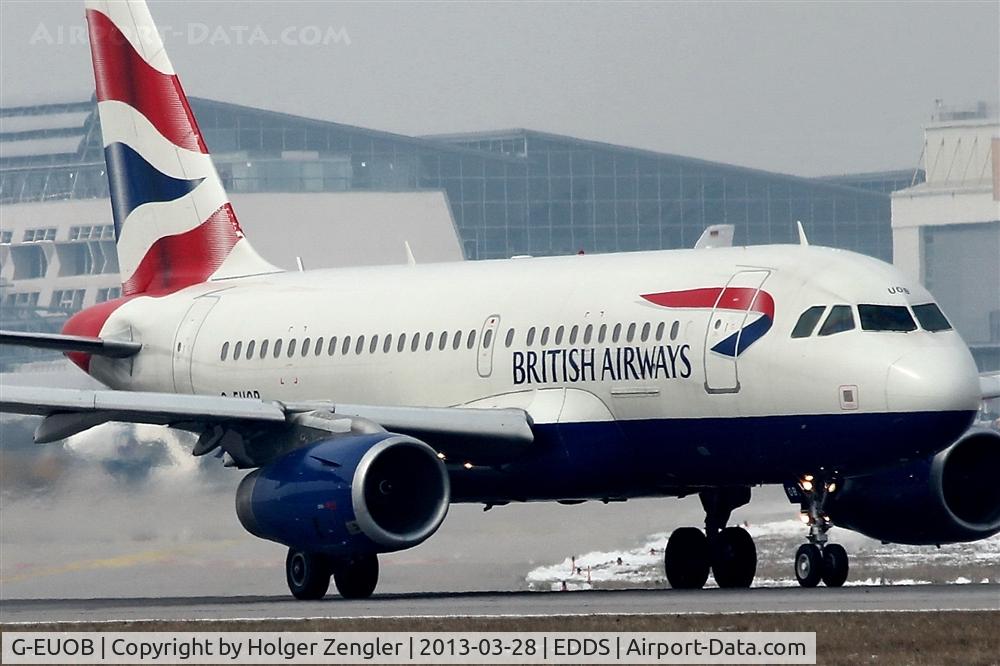 G-EUOB, 2001 Airbus A319-131 C/N 1529, Fullthrottle on rwy 07.....