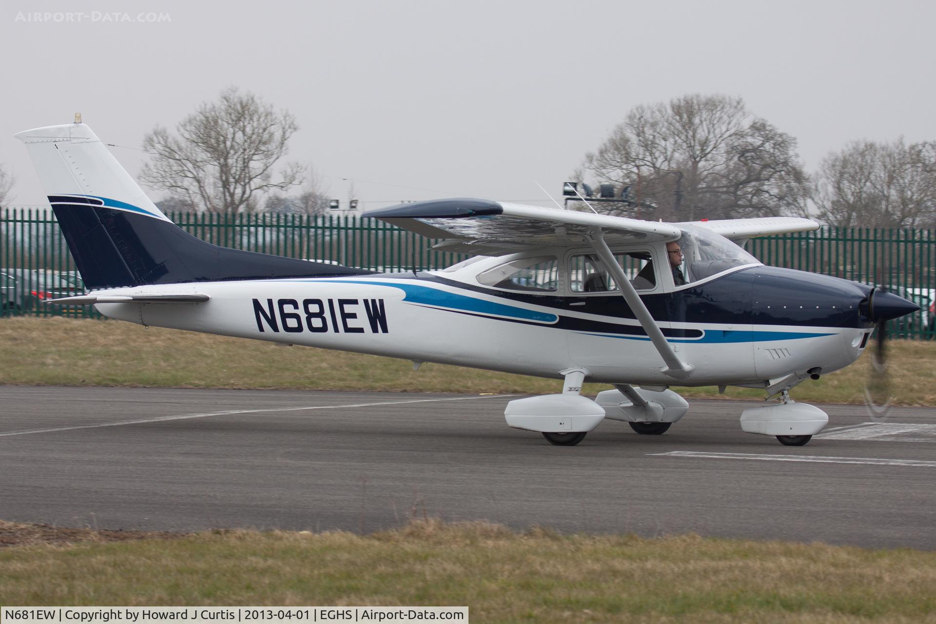 N681EW, 1977 Reims F182Q C/N F1820039, At the LAA Fly-In and HMS Dipper 70th Anniversary Event. Privately owned.