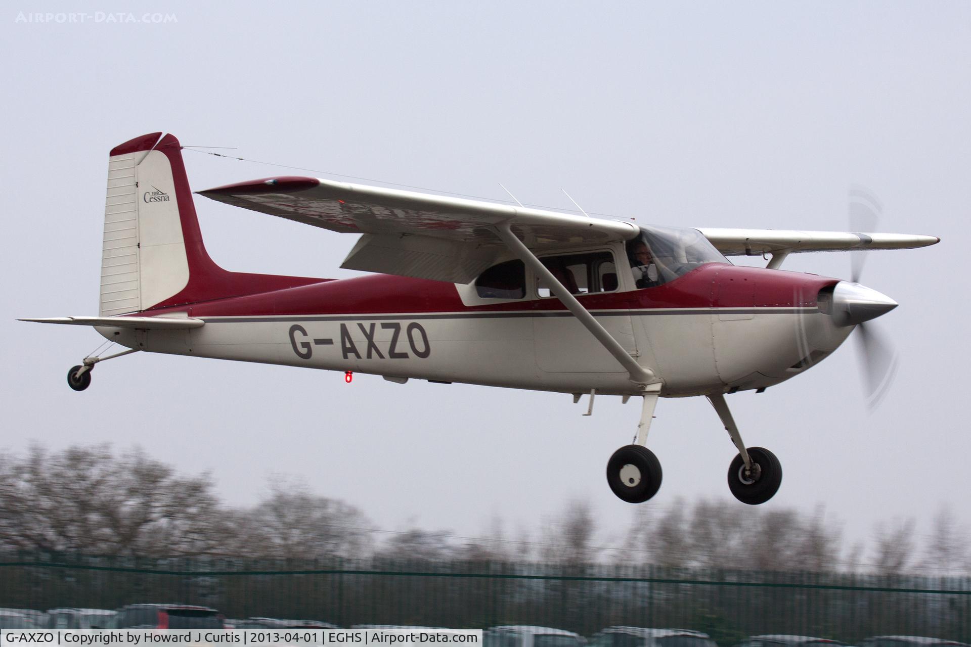 G-AXZO, 1954 Cessna 180 C/N 31137, At the LAA Fly-In and HMS Dipper 70th Anniversary Event. Privately owned.