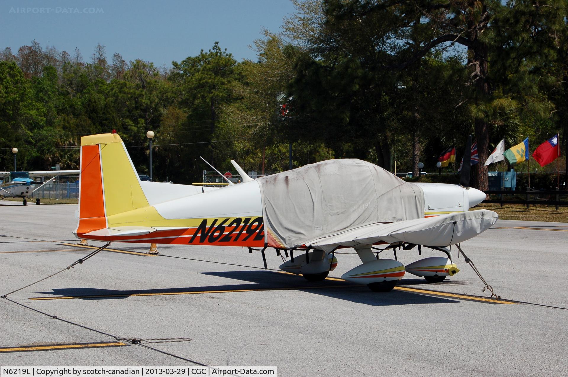 N6219L, 1970 American AA-1 Yankee C/N AA1-0419, 1970 American AA-1, N6219L, at Crystal River Airport, Crystal River, FL