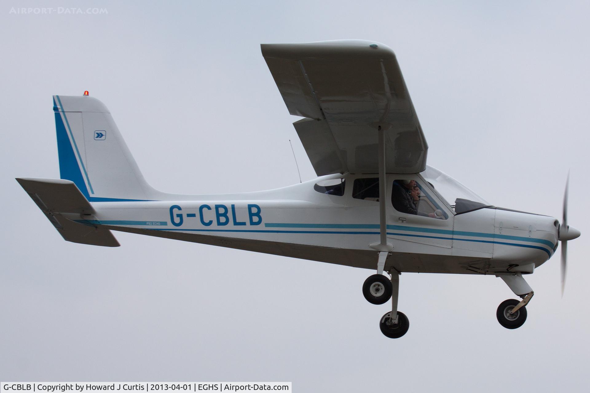 G-CBLB, 2002 Tecnam P-92EM Echo C/N PFA 318-13770, At the LAA Fly-In and HMS Dipper 70th Anniversary Event. Privately owned.