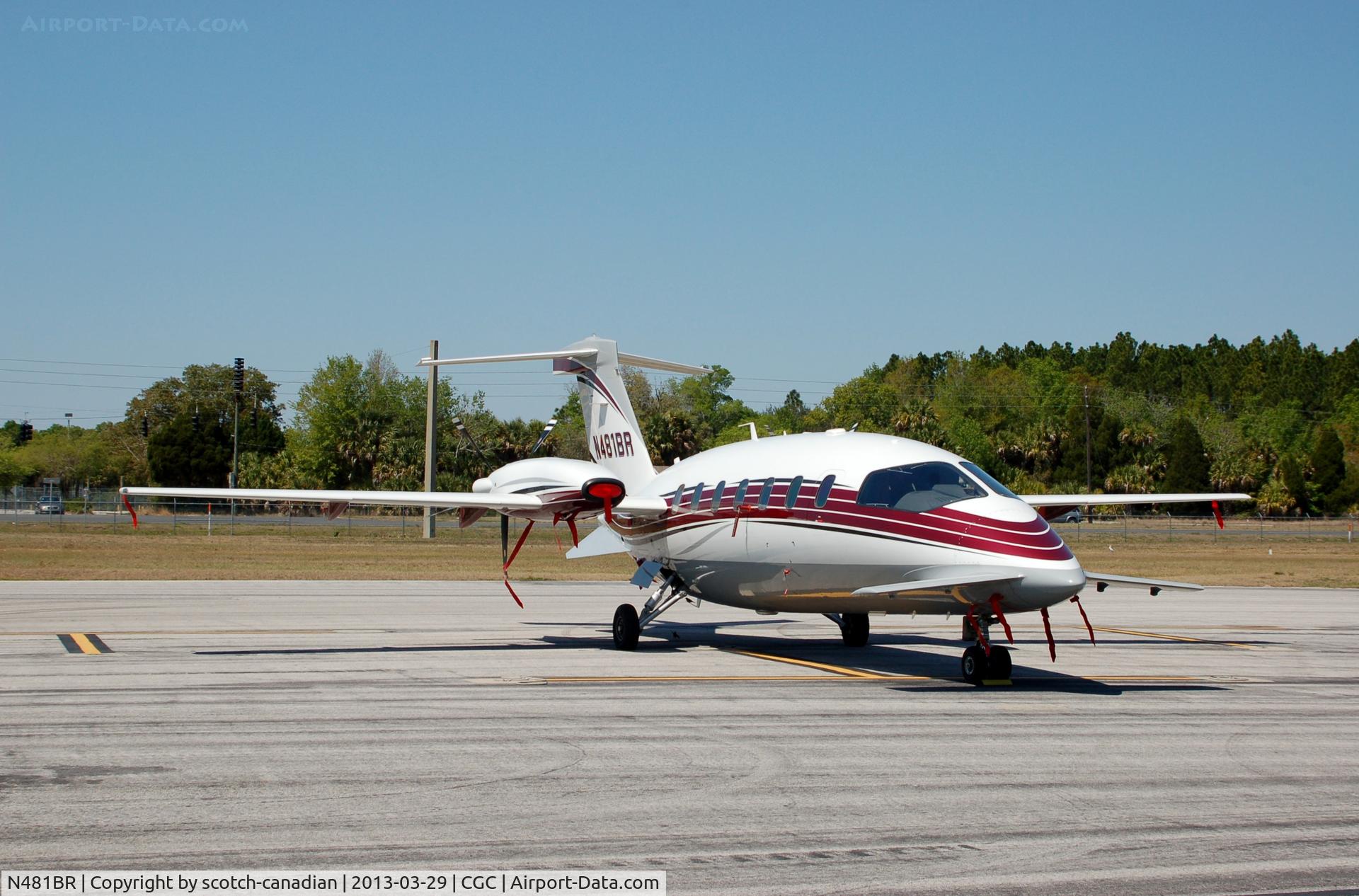 N481BR, 2018 Piaggio P-180 Avanti II C/N 1210, Piaggio Aero Industries Spa P180, N481BR, at Crystal River Airport, Crystal River, FL
