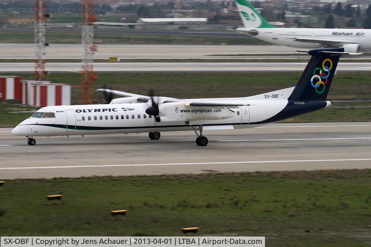 SX-OBF, 2010 De Havilland Canada DHC-8-402Q Dash 8 C/N 4318, Take off