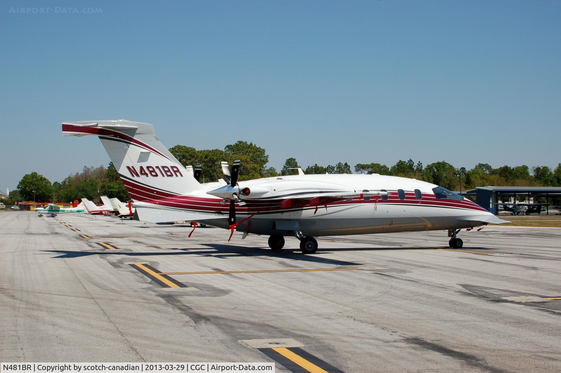 N481BR, 2018 Piaggio P-180 Avanti II C/N 1210, Piaggio Aero Industries Spa P180, N481BR, at Crystal River Airport, Crystal River, FL