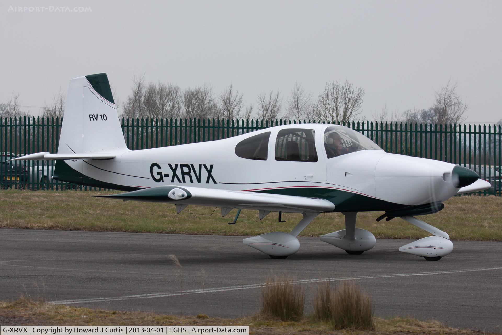 G-XRVX, 2006 Van's RV-10 C/N PFA 339-14592, At the LAA Fly-In and HMS Dipper 70th Anniversary Event. Privately owned.
