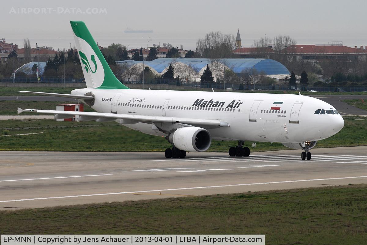 EP-MNN, 1993 Airbus A300B4-605R C/N 701, Line up rwy 35L