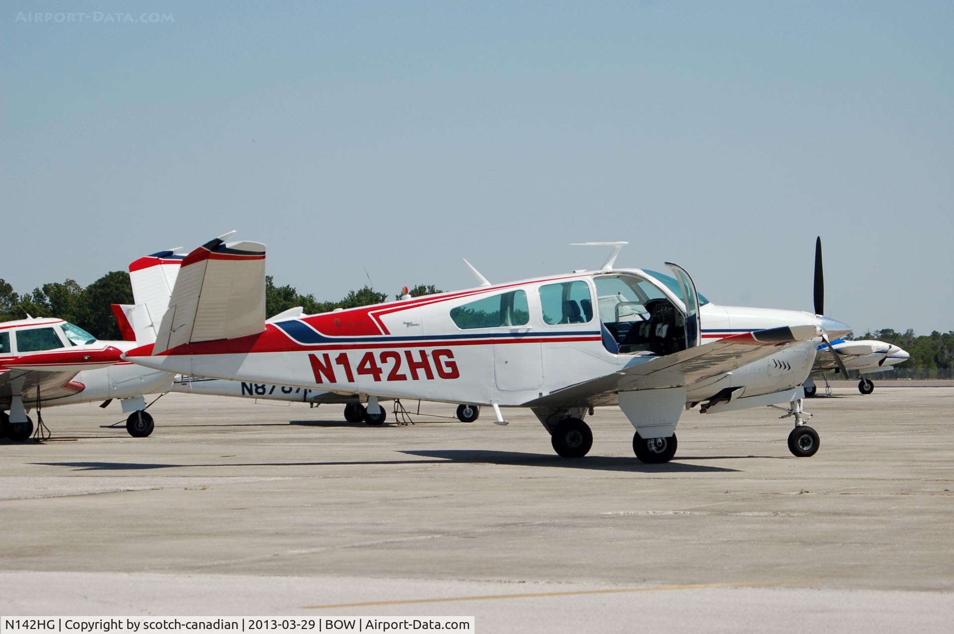 N142HG, 1969 Beech V35A Bonanza C/N D-9020, 1969 Beech V35A, N142HG, at Bartow Municipal Airport, Bartow, FL