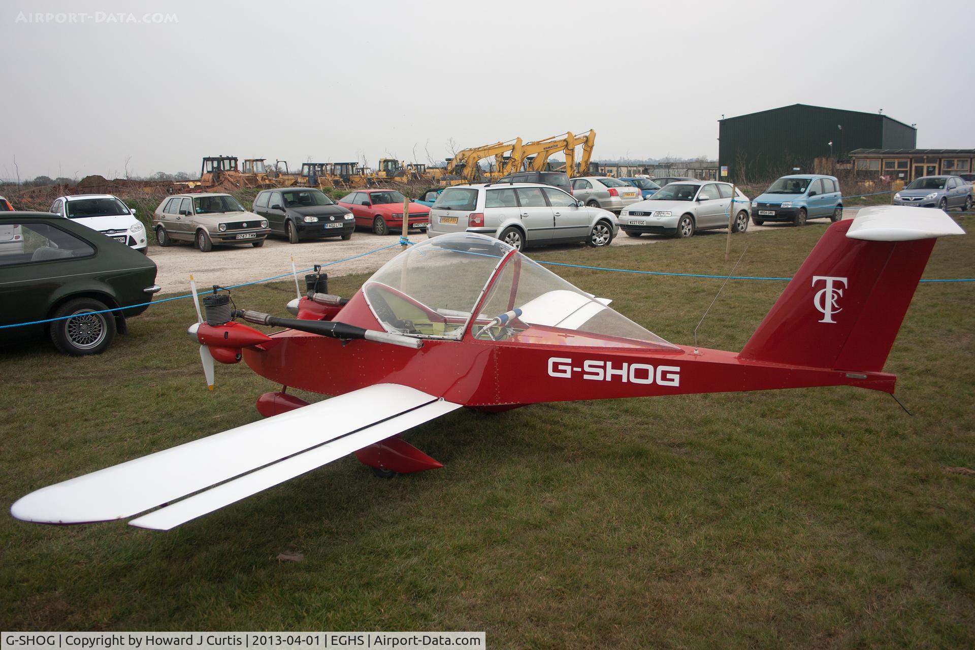 G-SHOG, 1984 Colomban MC-15 Cri-Cri (Cricket) C/N 001, At the LAA Fly-In and HMS Dipper 70th Anniversary Event. Privately owned. A resident here.