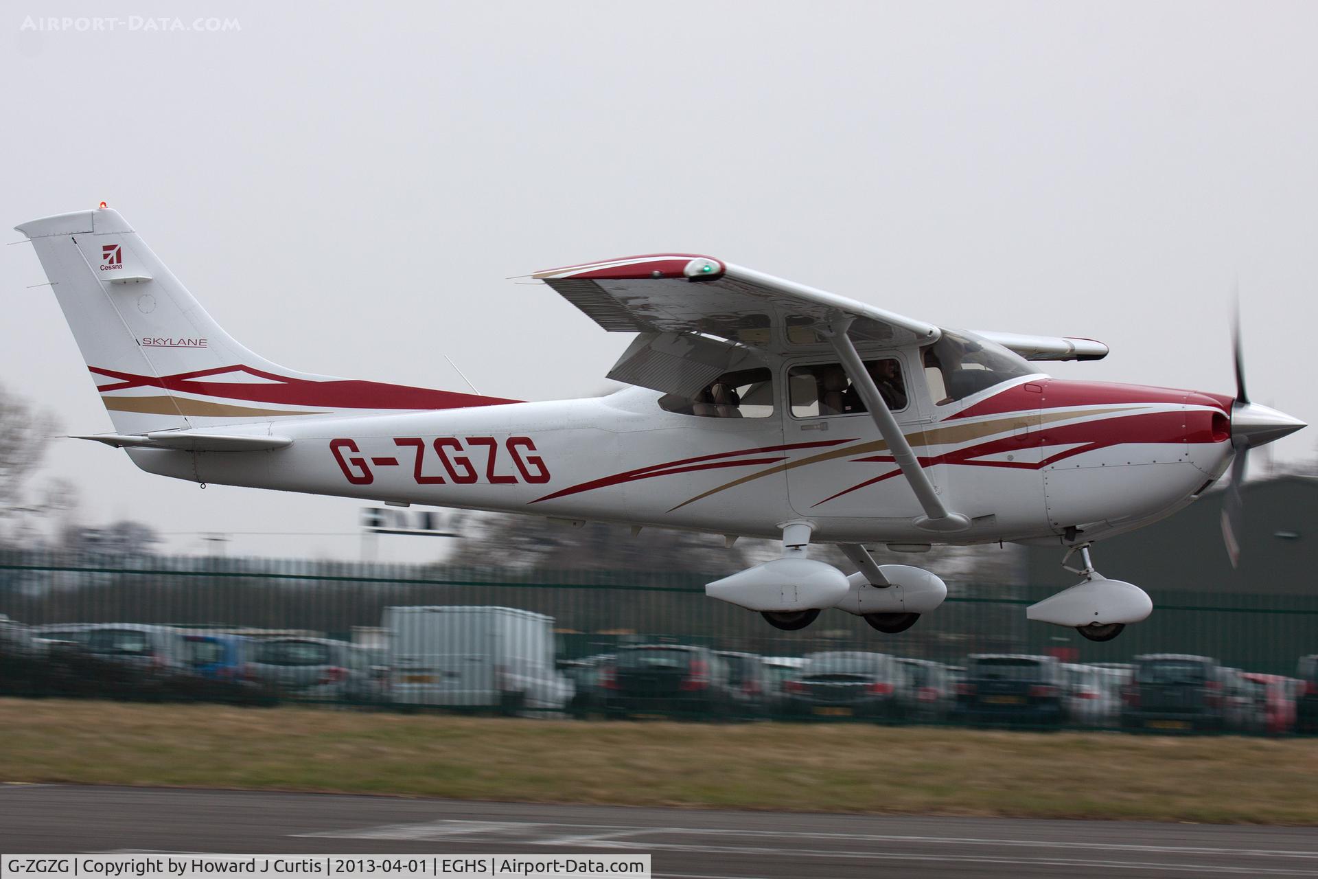 G-ZGZG, 2007 Cessna 182T Skylane C/N 18282036, At the LAA Fly-In and HMS Dipper 70th Anniversary Event. Privately owned. A resident here.