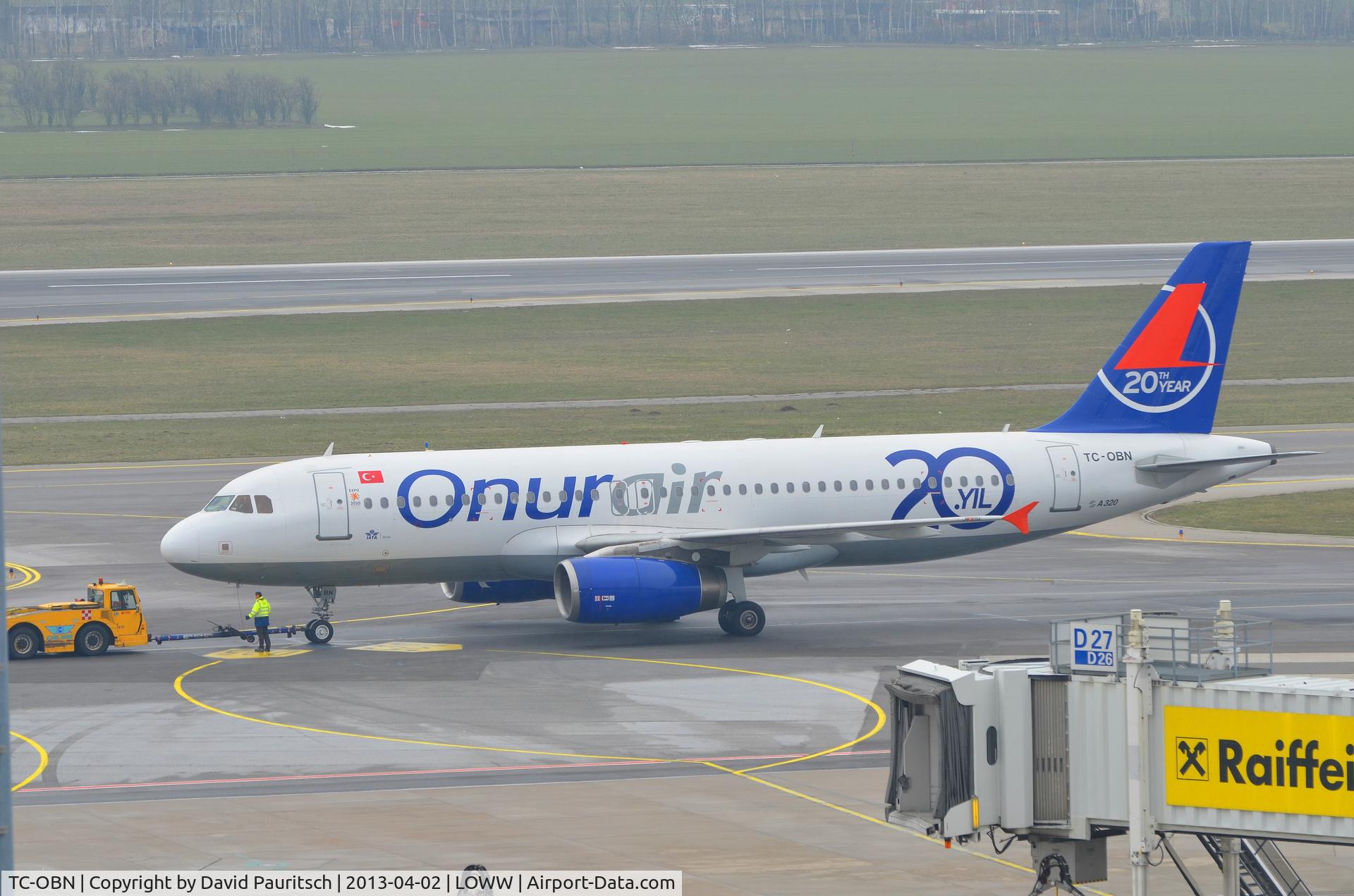 TC-OBN, 2005 Airbus A320-232 C/N 2571, Onur Air... Another airplane comming from Turkey!