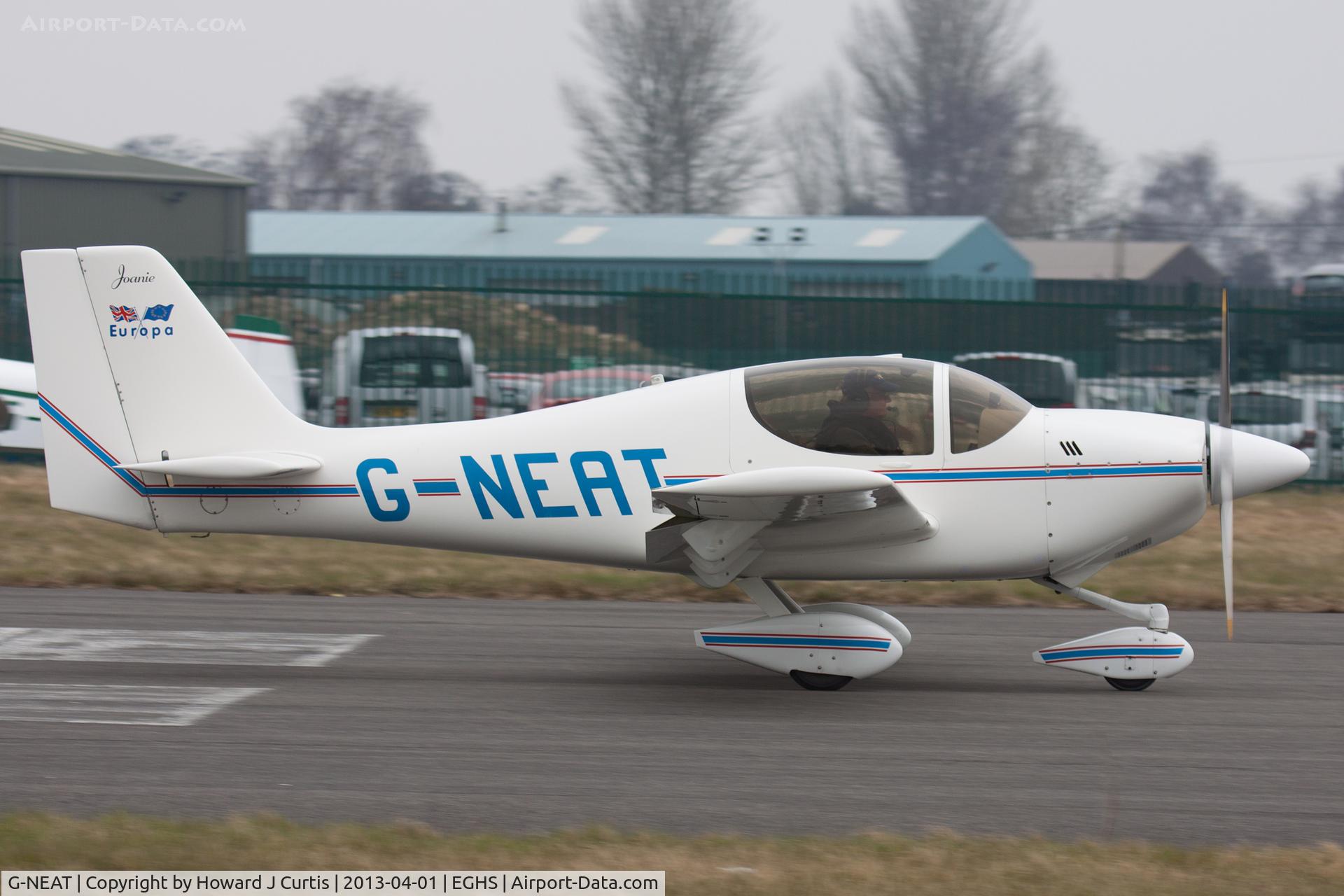G-NEAT, 1996 Europa Tri-Gear C/N PFA 247-12642, At the LAA Fly-In and HMS Dipper 70th Anniversary Event. Privately owned.