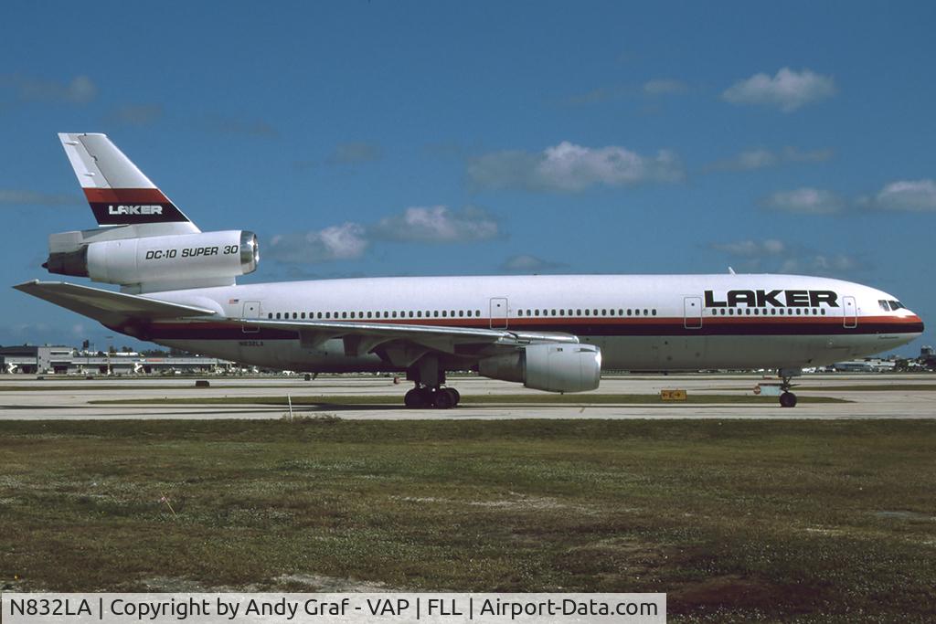 N832LA, 1973 Douglas DC-10-30 C/N 46931, Laker DC10-30