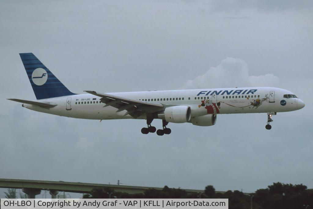 OH-LBO, 1997 Boeing 757-2Q8 (C-32A) C/N 28172, Finnair 757-200