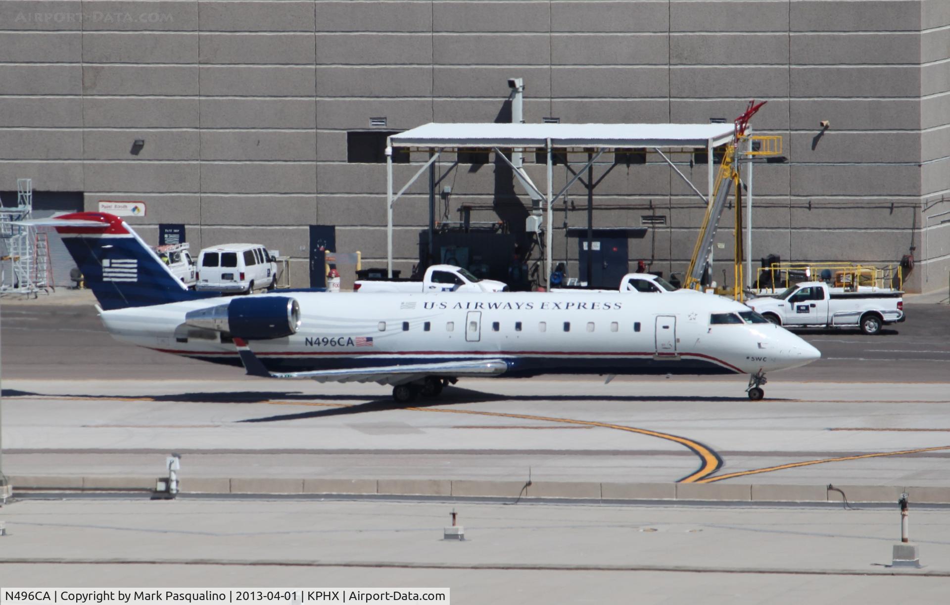 N496CA, 2003 Bombardier CRJ-200ER (CL-600-2B19) C/N 7791, CL-600-2B19