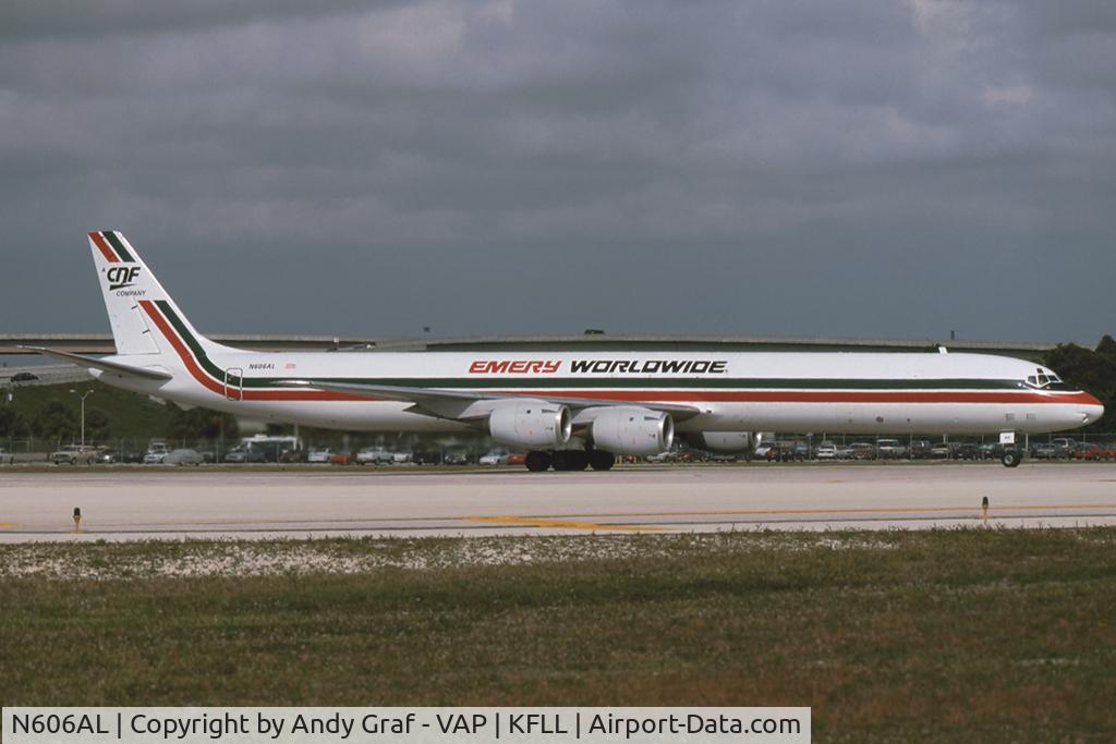 N606AL, 1969 Douglas DC-8-73F C/N 46044, Emery Worldwide DC8-73