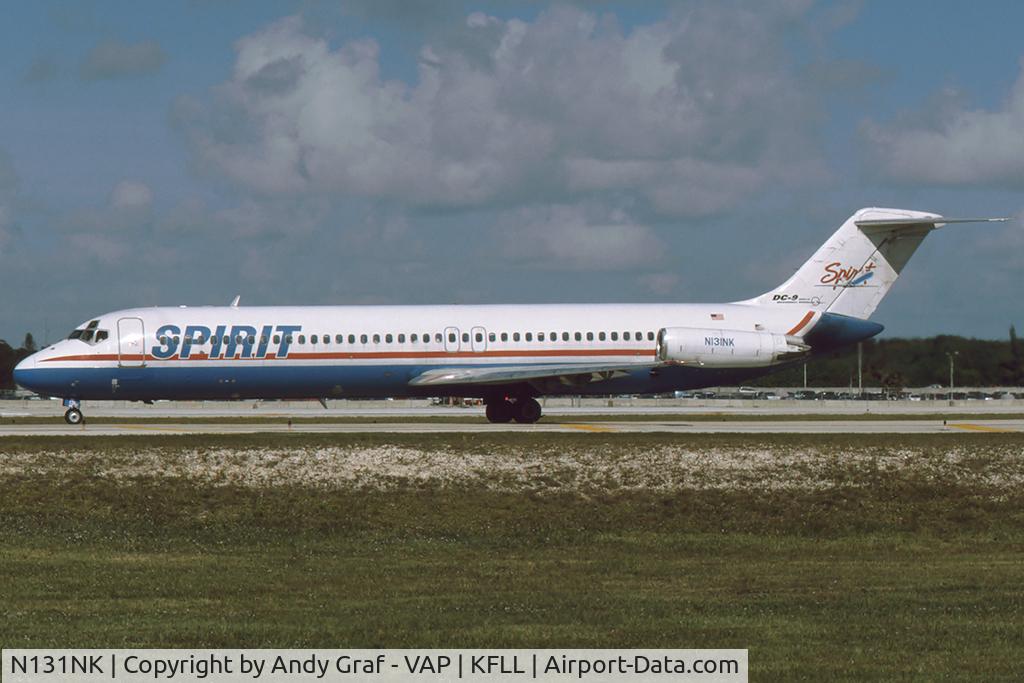 N131NK, 1974 Douglas DC-9-41 C/N 47605, Spirit DC9-41