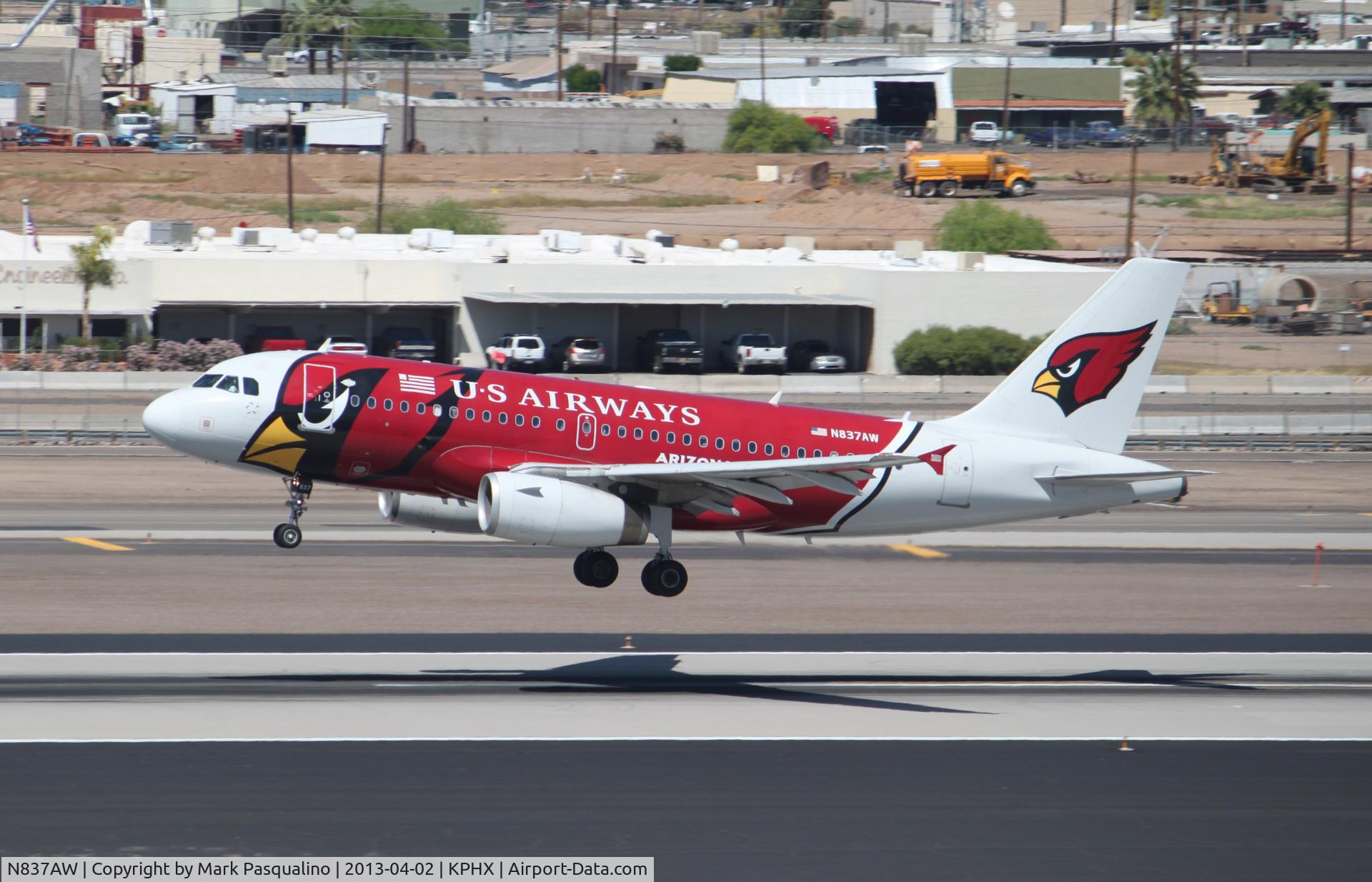 N837AW, 2005 Airbus A319-132 C/N 2595, Airbus A319