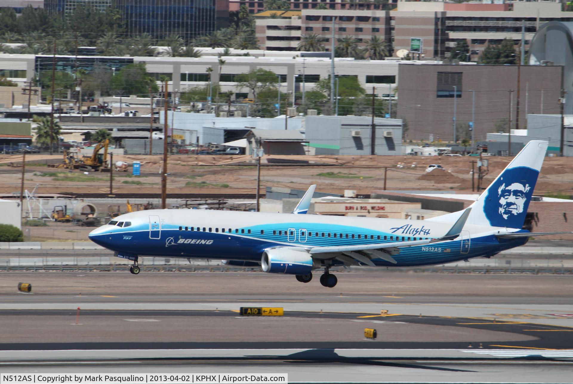 N512AS, 2008 Boeing 737-890 C/N 39043, Boeing 737-800