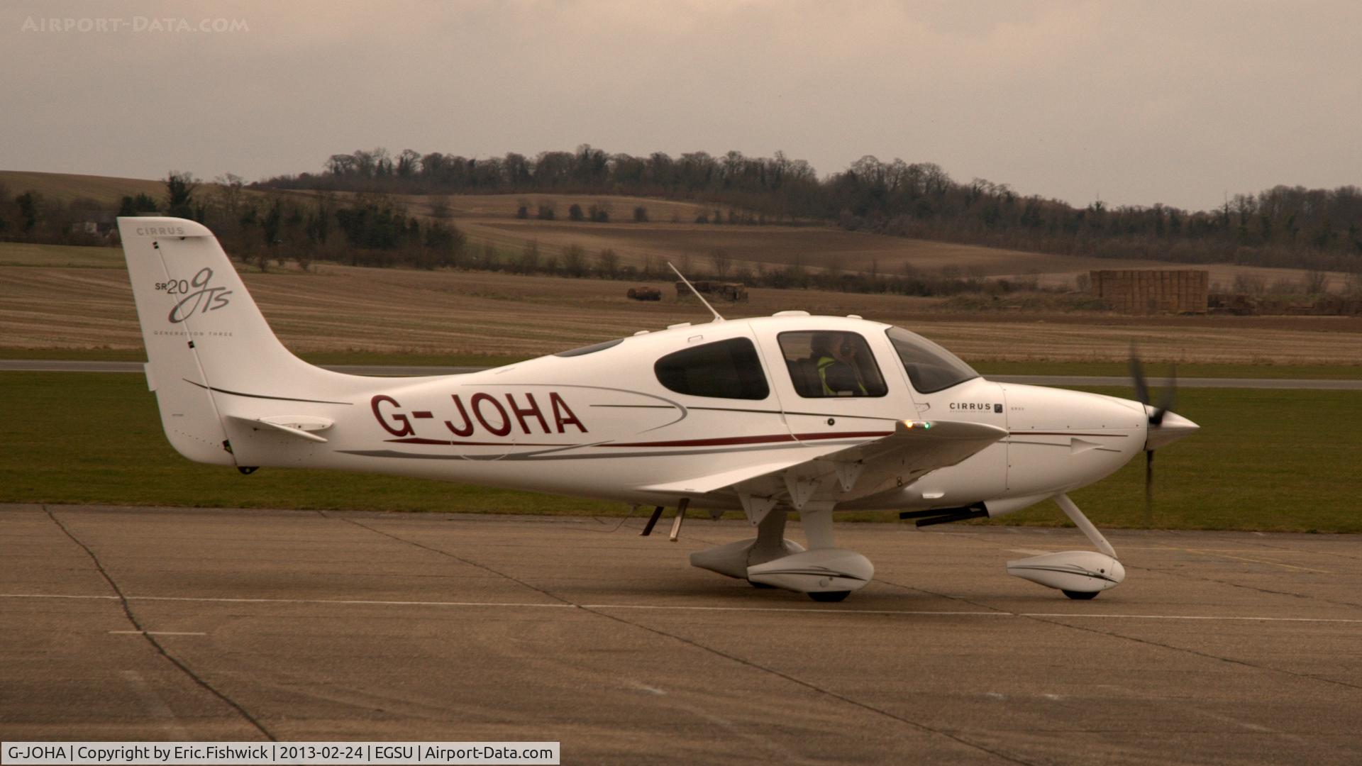 G-JOHA, 2008 Cirrus SR20 G3 GTS C/N 1968, 2. G-JOHA at IWM, Duxford.