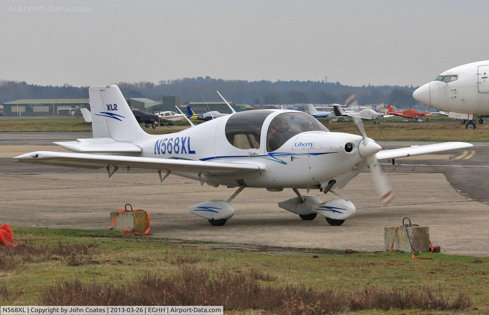 N568XL, 2007 Liberty XL-2 C/N 0053, Taxies in to BHL