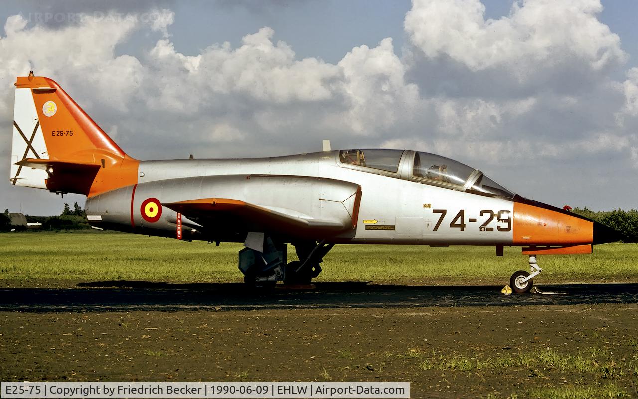 E25-75, CASA C-101EB Aviojet C/N EB01-75-083, static display