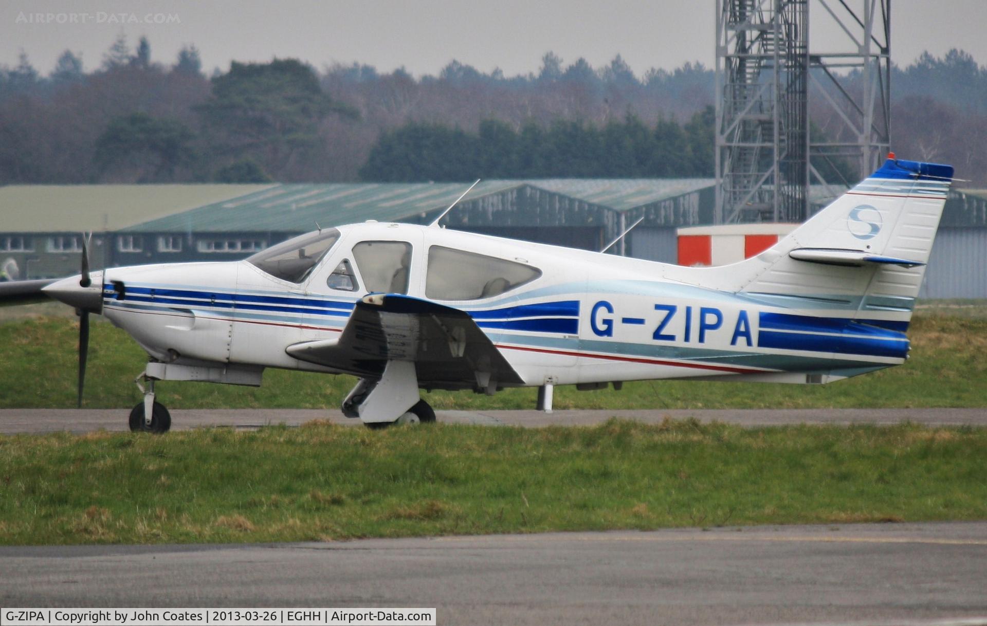 G-ZIPA, 1979 Rockwell Commander 114A C/N 14505, Visitor on a misty day