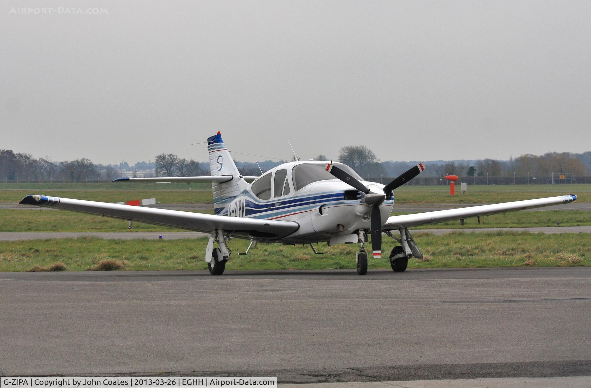 G-ZIPA, 1979 Rockwell Commander 114A C/N 14505, Visitor parked at Airtime