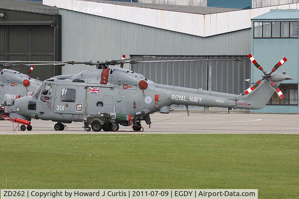 ZD262, 1983 Westland Lynx HMA.8DSP C/N 297, 301/815 NAS.  At the Air Day.