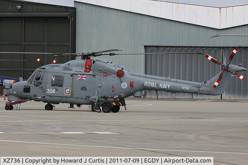XZ736, 1981 Westland Lynx HMA.8DAS C/N 222, 304/815 NAS.  At the Air Day.