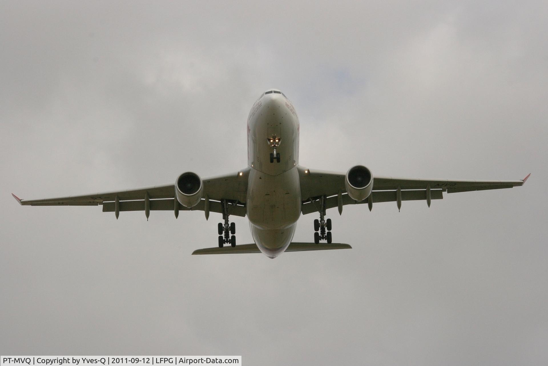 PT-MVQ, 2008 Airbus A330-223 C/N 968, Airbus A330-223, TAM , Roissy Charles De Gaulle (LFPG-CDG)