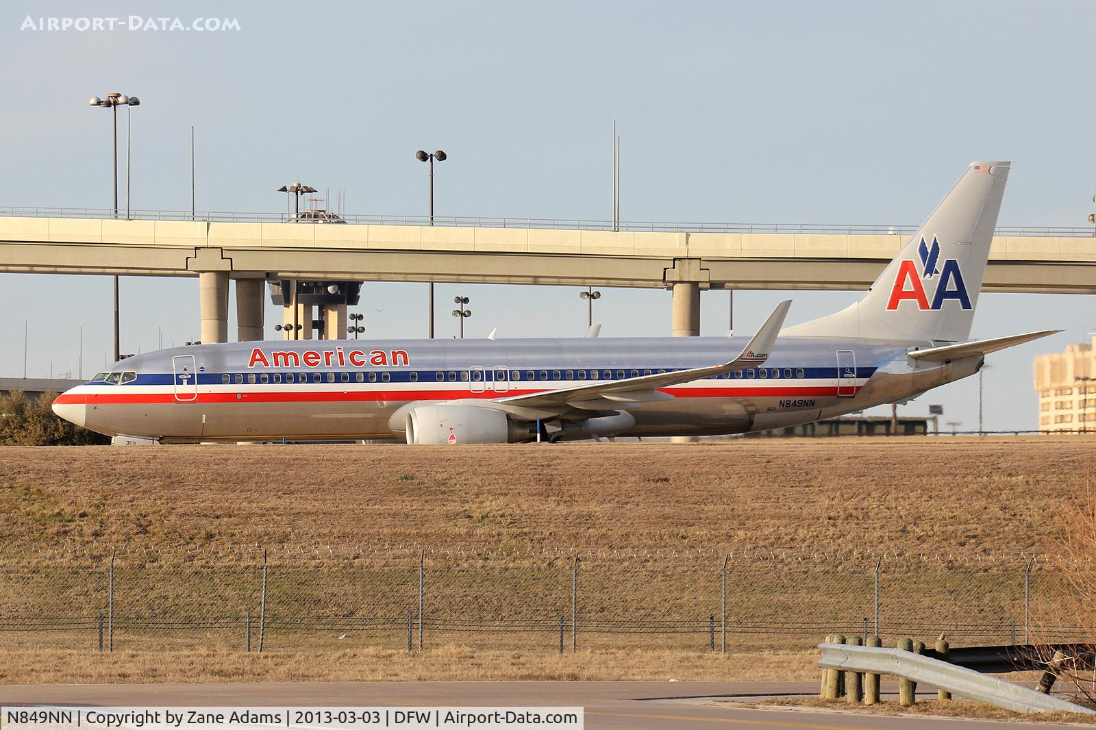 N849NN, Boeing 737-823 C/N 33213, American Airlines at DFW Airport