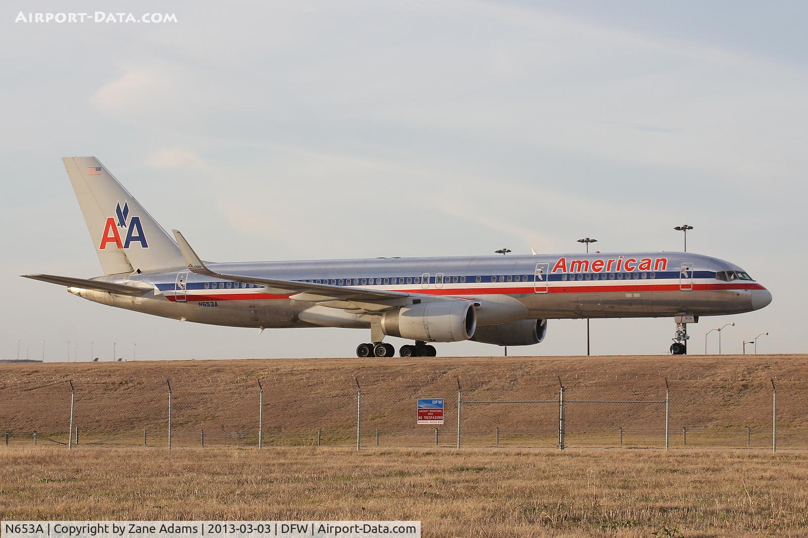 N653A, 1991 Boeing 757-223 C/N 24611, American Airlines at DFW Airport