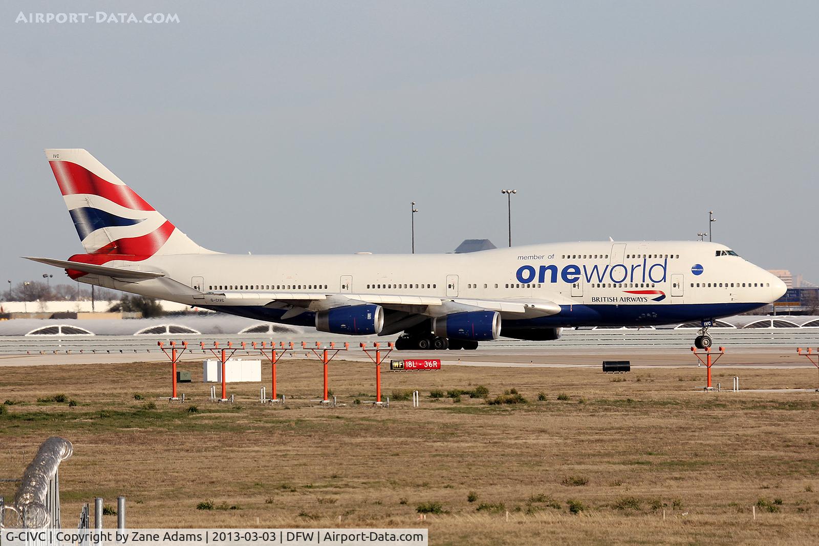 G-CIVC, 1994 Boeing 747-436 C/N 25812, British Airways at DFW Airport