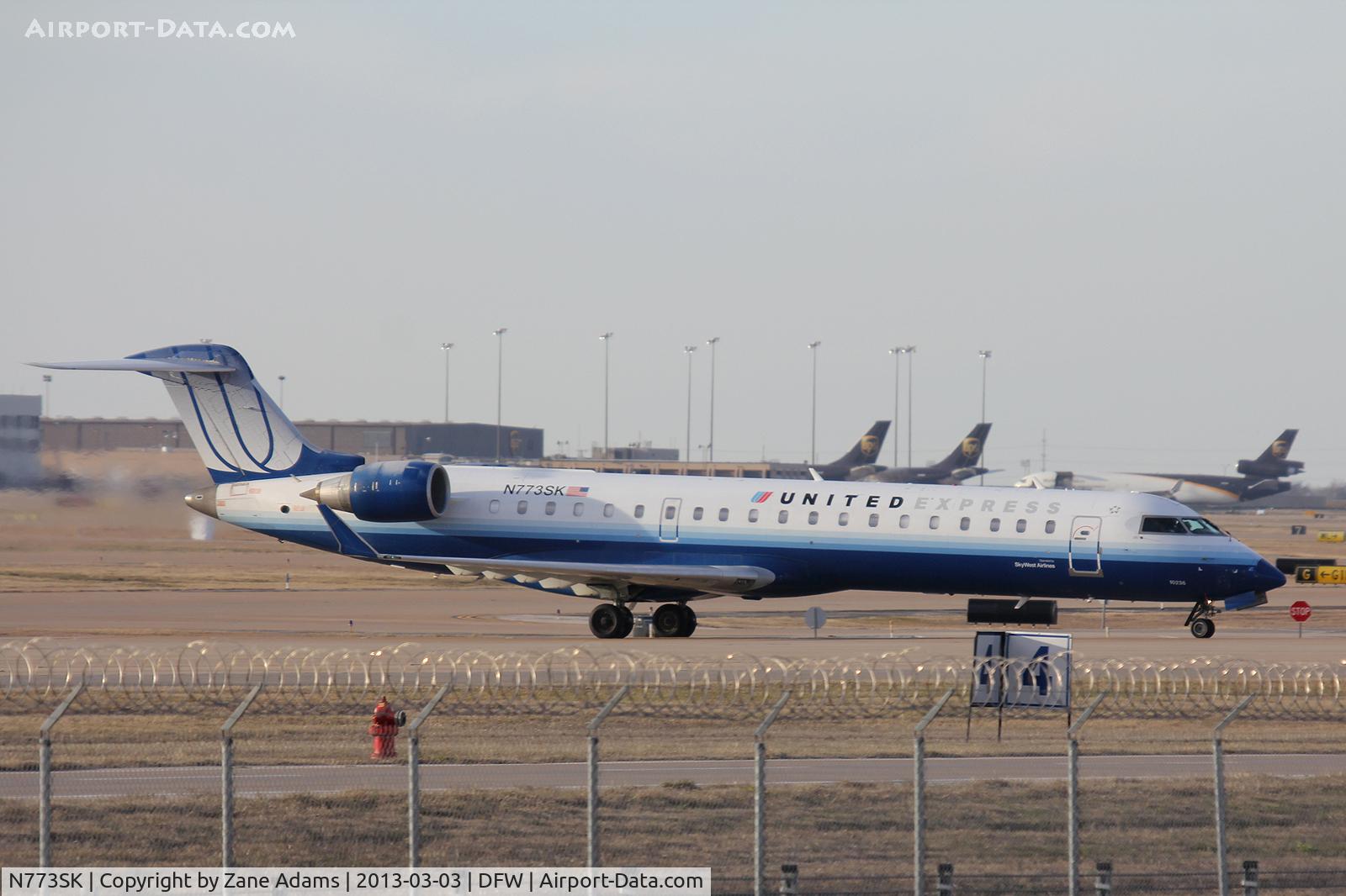 N773SK, 2005 Bombardier CRJ-702 C/N 10236, United Express at DFW Airport