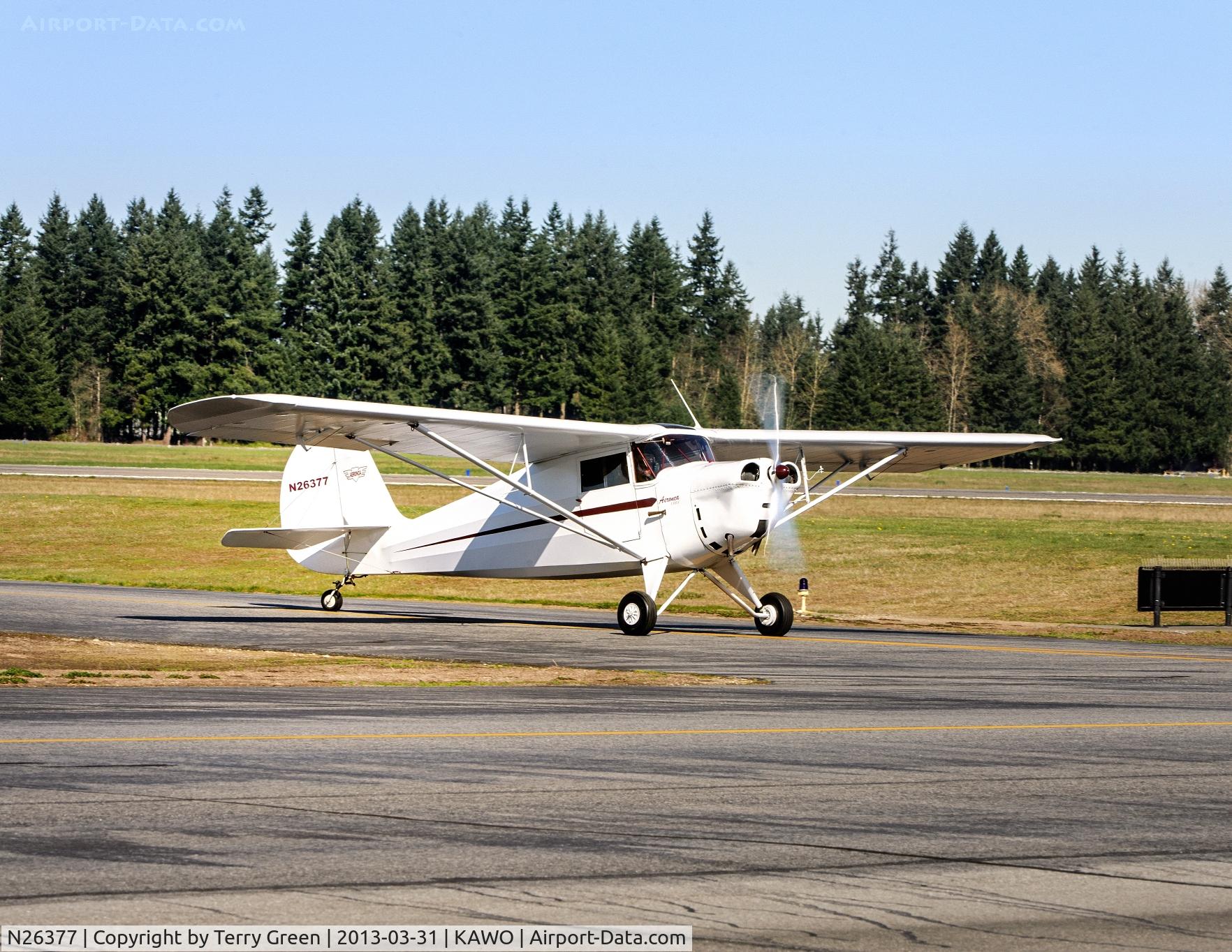 N26377, 1940 Aeronca 65-LA C/N L8410, N26377 1940 Aeronca 65-LA C/N L8410