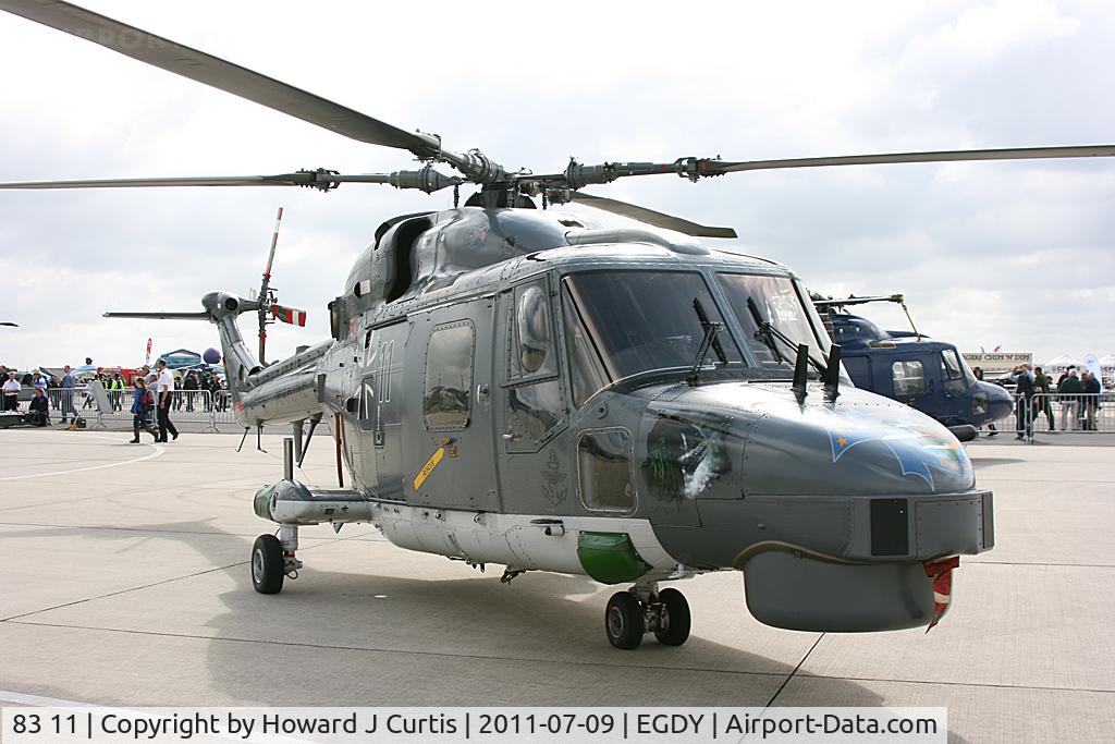 83 11, Westland Super Lynx Mk.88A C/N 417, 40th Anniversary of the Westland Lynx. At Air Day.