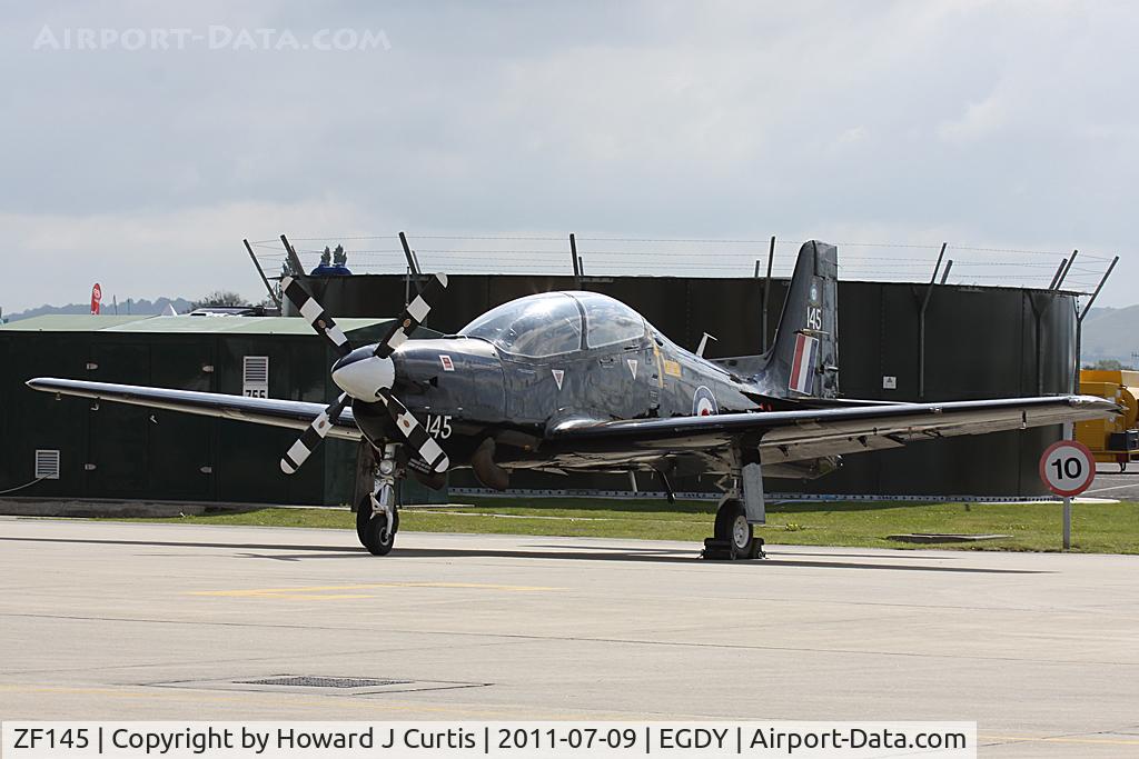 ZF145, 1988 Short S-312 Tucano T1 C/N S011/T11, At Air Day. No 1 FTS, RAF.
