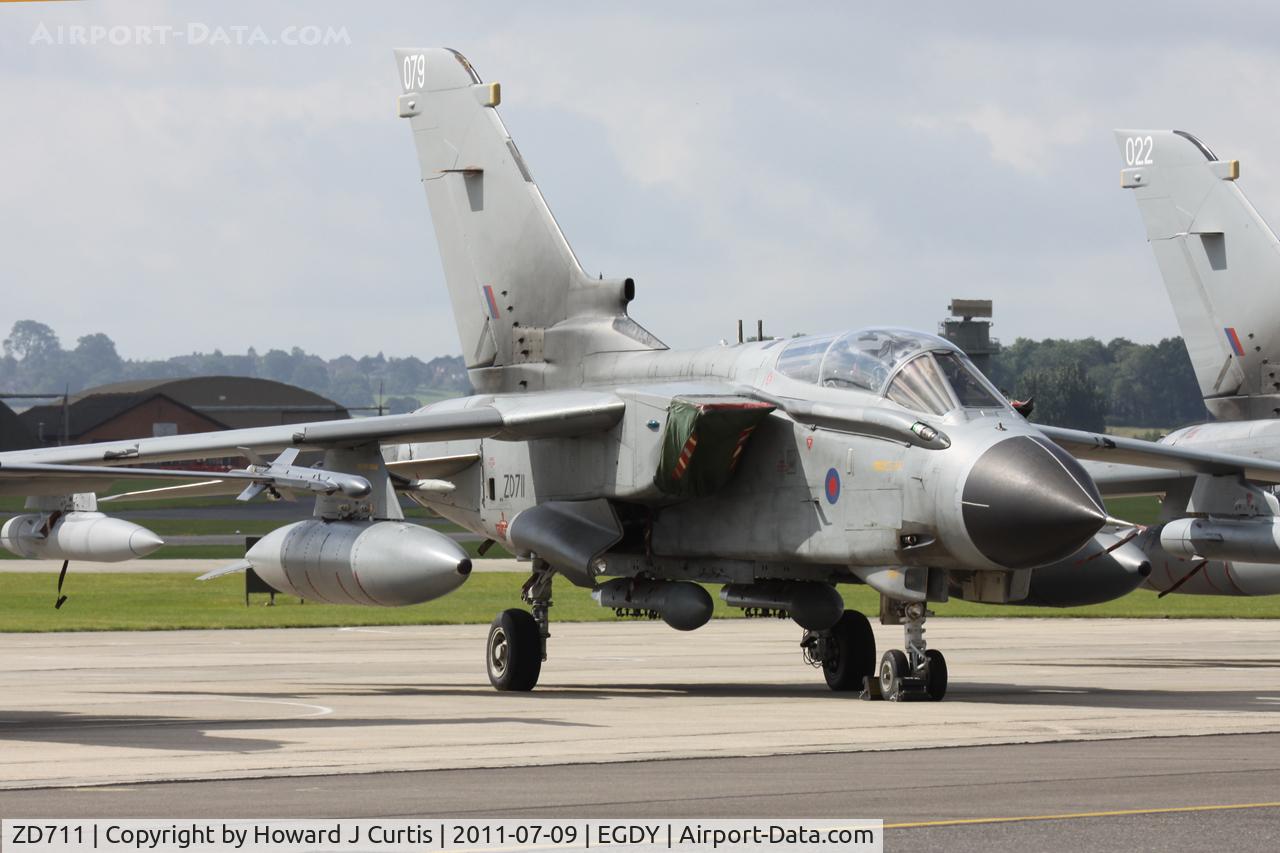 ZD711, 1984 Panavia Tornado GR.4 C/N 329/BT037/3152, At Air Day. Actually a GR4, coded 079.