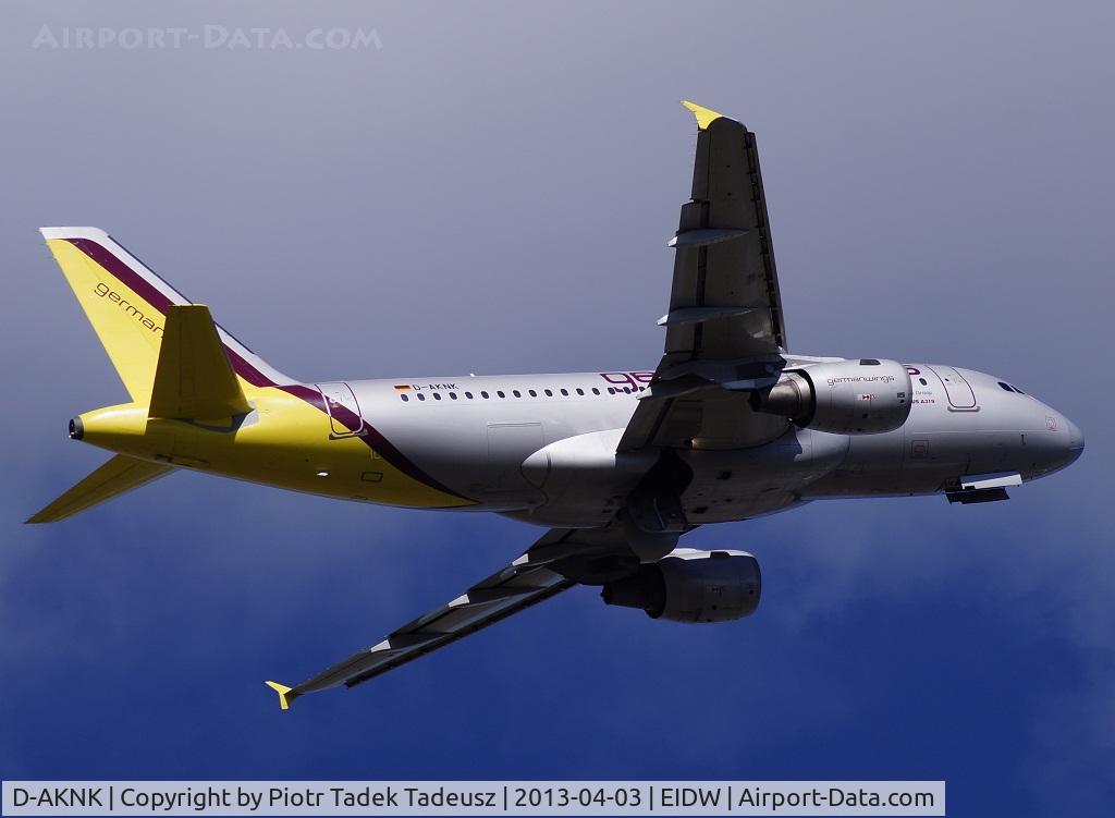 D-AKNK, 1999 Airbus A319-112 C/N 1077, Dublin