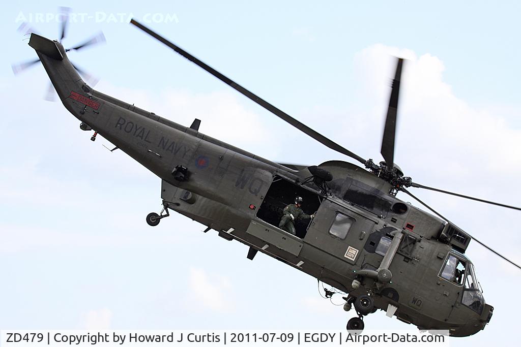ZD479, 1984 Westland Sea King HC.4 C/N WA934, At Air Day. Coded WQ.