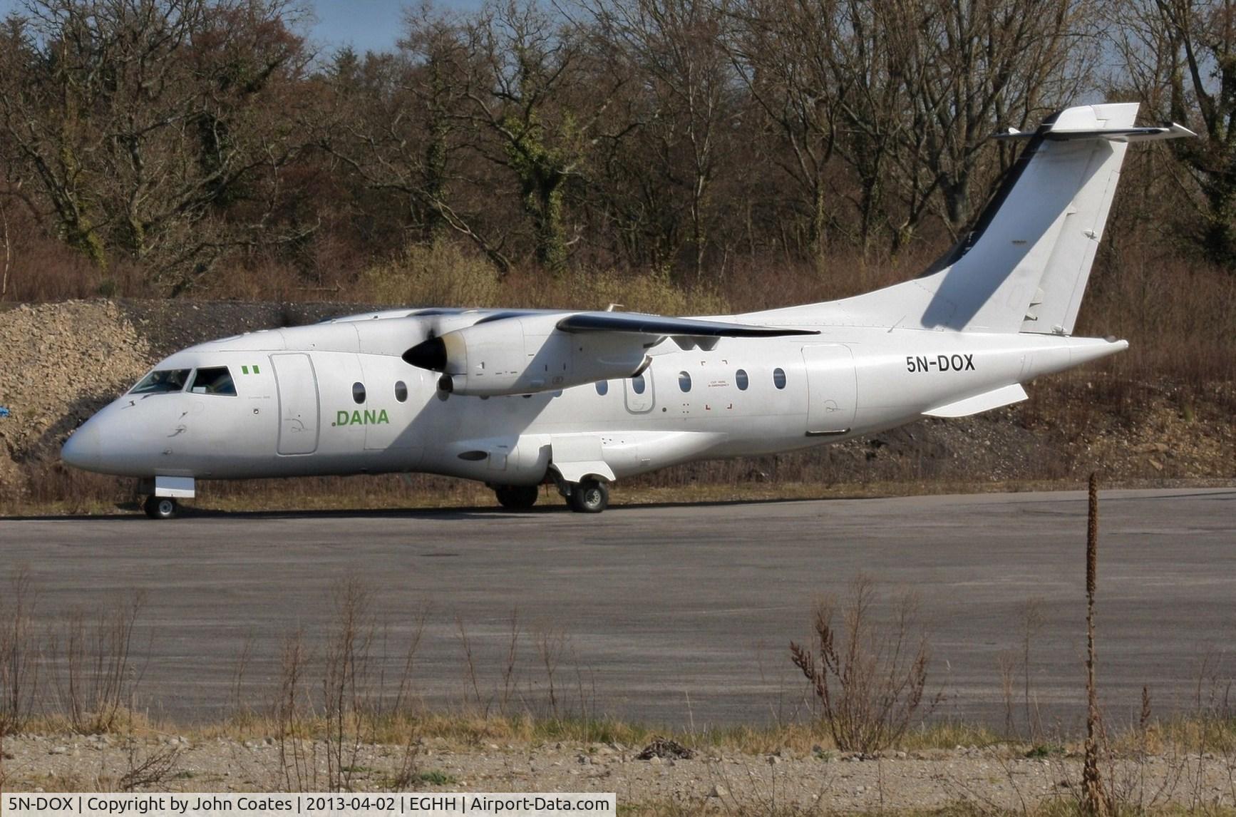 5N-DOX, 1996 Dornier 328-110 C/N 3073, Engine running on JETS apron