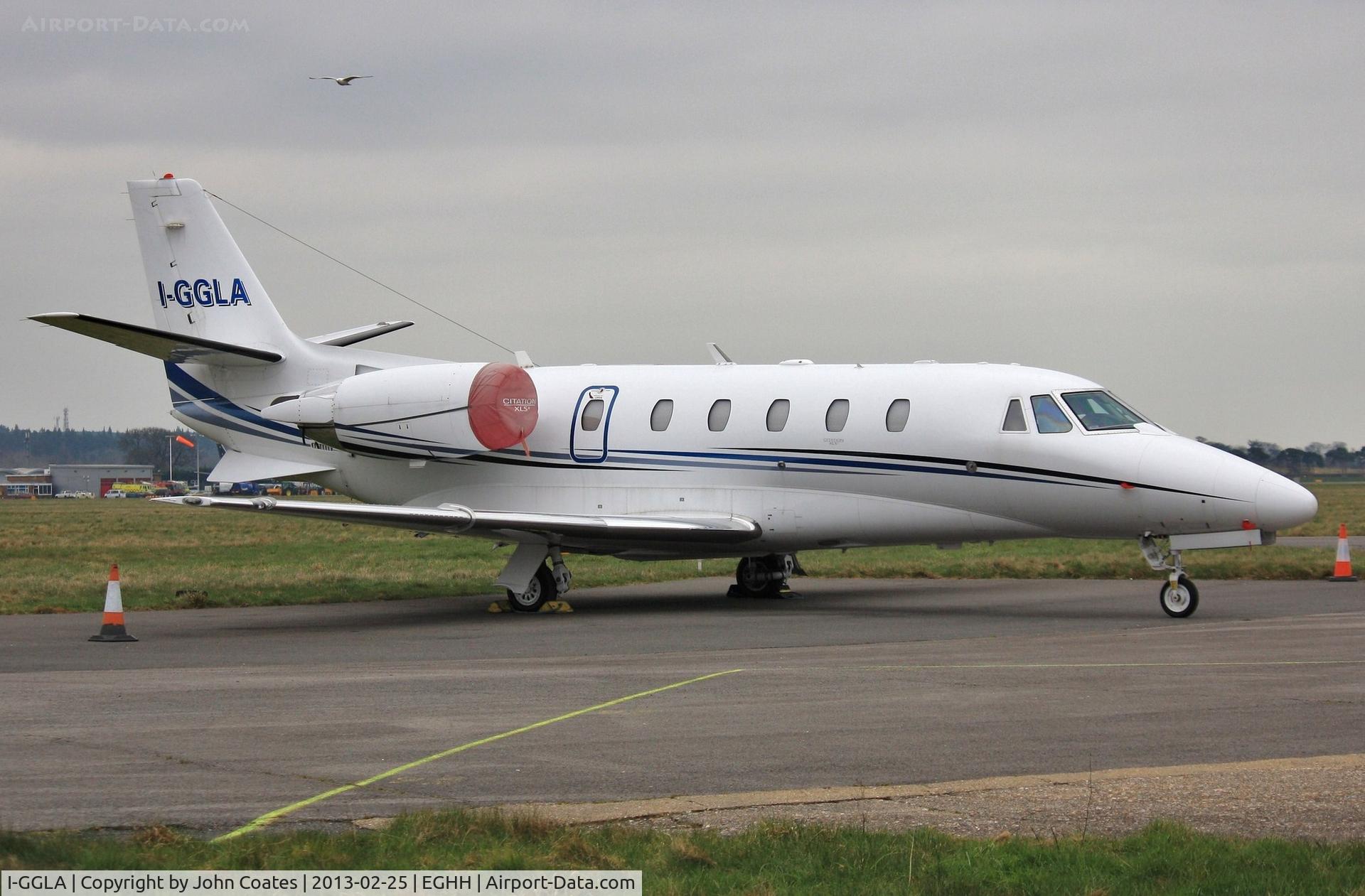I-GGLA, 2009 Cessna 560XL Citation Excel C/N 560-6044, Parked at Sigs