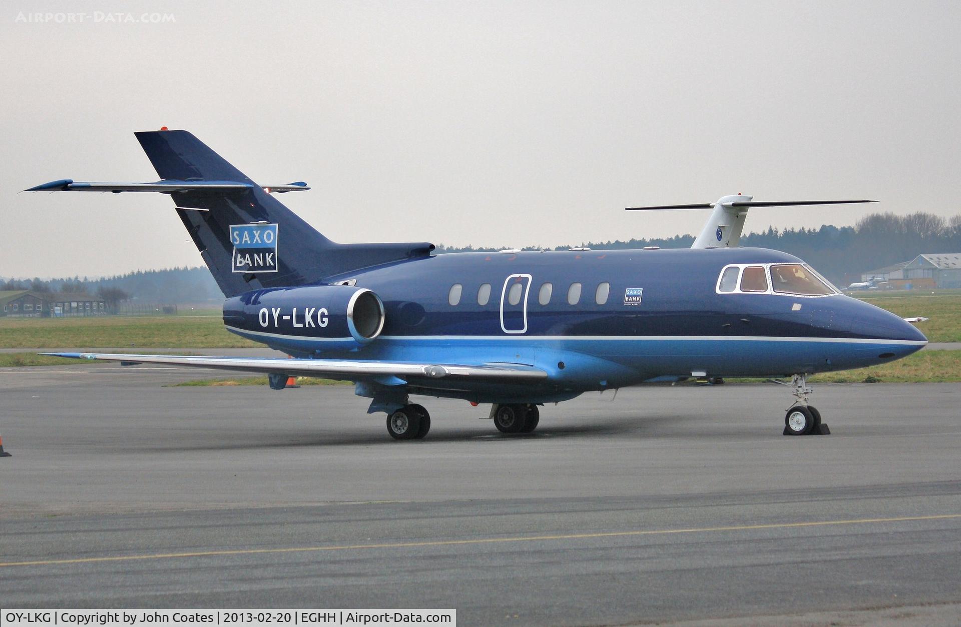 OY-LKG, 1997 Raytheon Hawker 800XP C/N 258345, Parked at Sigs