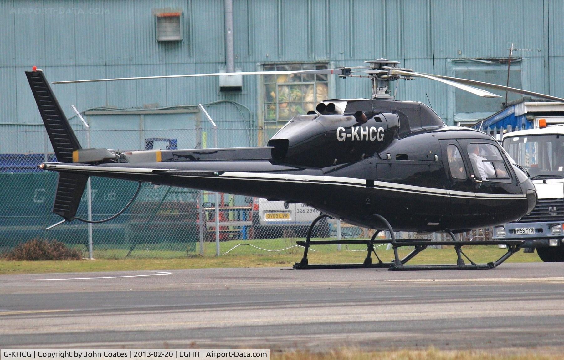 G-KHCG, 1982 Aerospatiale AS-355F-2 Ecureuil 2 C/N 5193, Visitor at BHL
