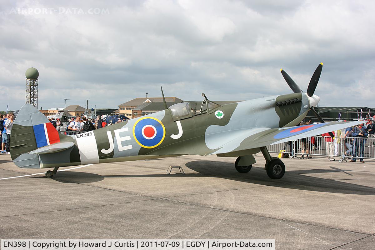 EN398, Supermarine 361 Spitfire HF.IXe Replica C/N BAPC.184, At Air Day 2011.