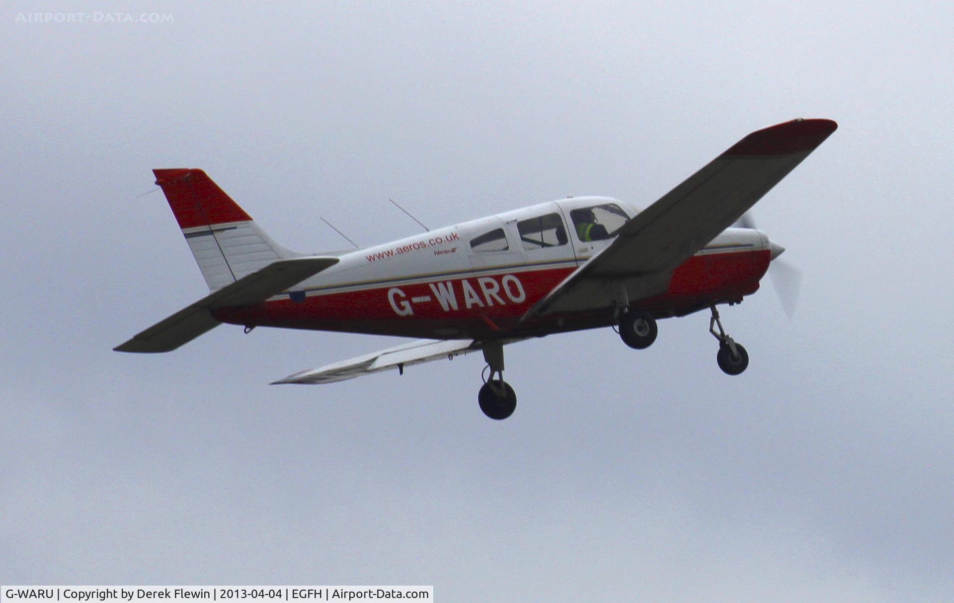 G-WARU, 1997 Piper PA-28-161 Cherokee Warrior III C/N 28-42023, Departing runway 04 EGFH en route EGFF.
