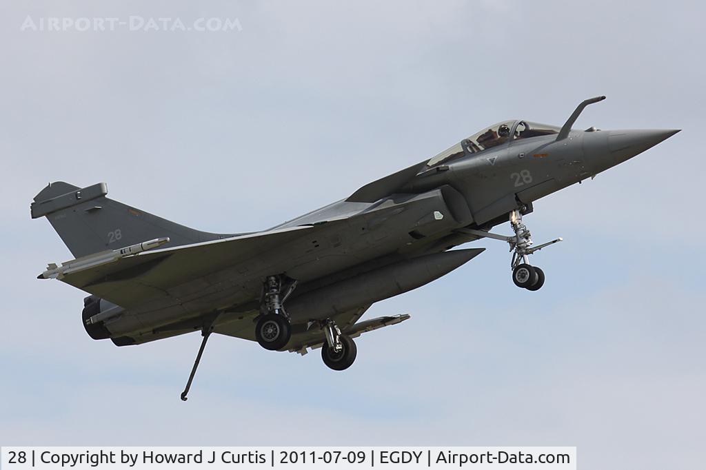 28, Dassault Rafale M C/N 28, At Air Day 2011.