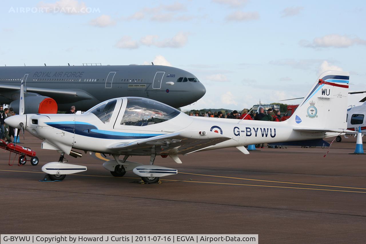 G-BYWU, 2001 Grob G-115E Tutor T1 C/N 82155/E, At RIAT 2011.