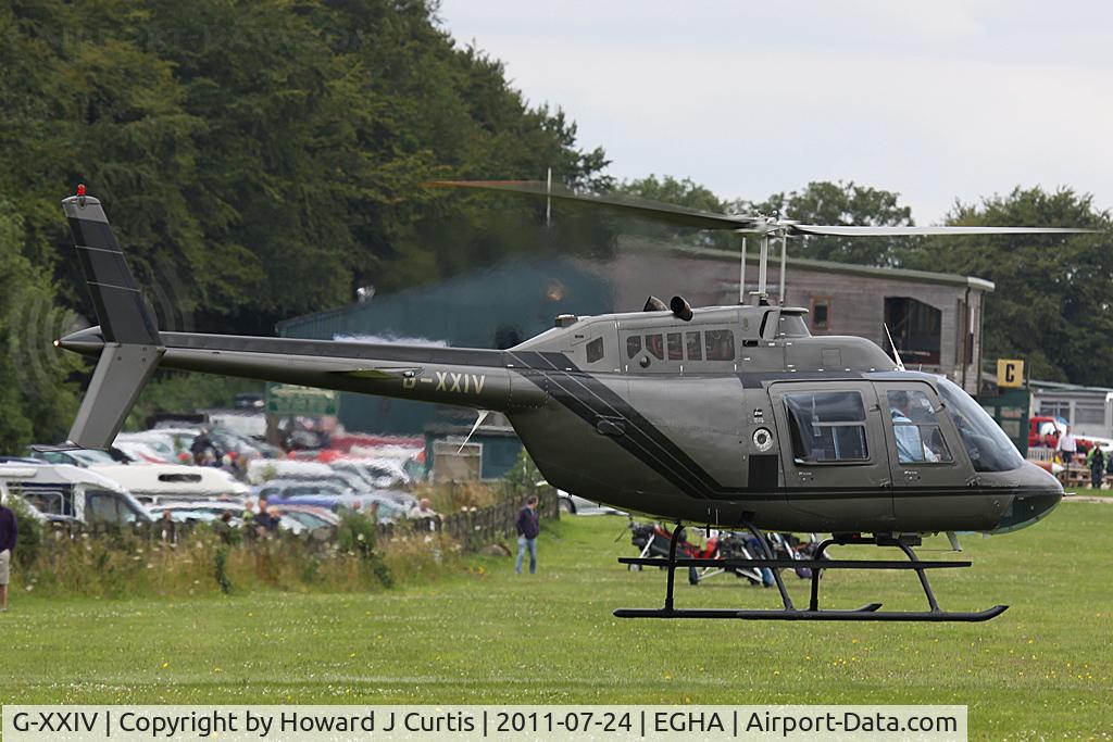 G-XXIV, 1989 Agusta AB-206B JetRanger II C/N 8717, Privately owned.